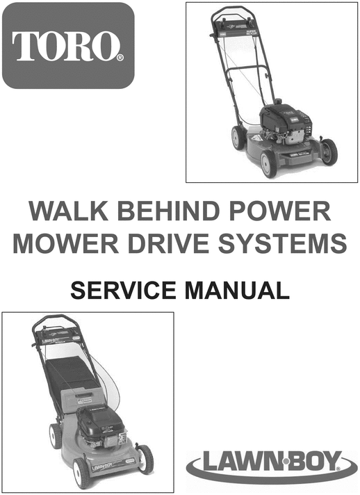 Product picture LAWN BOY and TORO WALK BEHIND LAWNMOWER REPAIR MANUAL